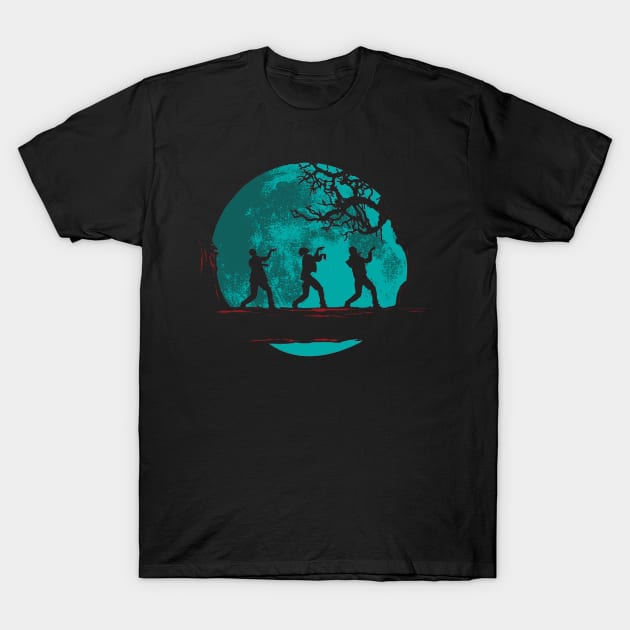 Thriller Moonwalk T-Shirt by johnoconnorart